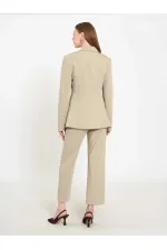 131066 Stella Jacket with Front Belt Buckle