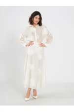 Chemise oversize brodée 080781