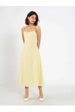 111554 Ruffled Voile Midi Dress
