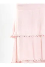 041040 Layered Ruffled Skirt