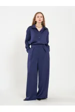 080771 Basic Satin Shirt