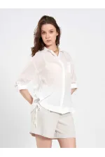 080825 Cotton Shirt with Hem 080825 Cotton Shirt with Hem