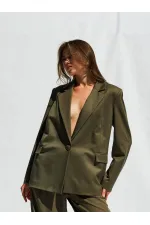 130984 Single-Button Blazer Jacket