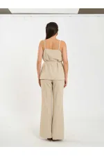 Pantalon à ceinture droite 031657