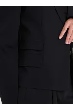 Veste oversize à épaules larges 131044