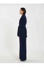 131060 Kemer Detaylı Oversize Ceket