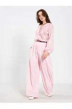031676 Pleated Loose Fit Belted Trousers 031676 Pleated Loose Fit Belted Trousers