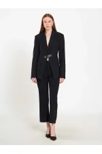 131066 Stella Jacket with Front Belt Buckle