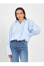 080795 Balon Poplin Gömlek