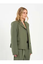 Veste oversize à épaules larges 131044