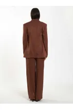 131055 Veste oversize à un bouton