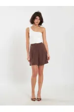 010875 Single Pleated Shorts