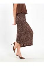 Jupe midi à sequins 041185