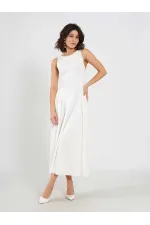 Robe midi sans manches 111717