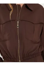 160896 Önü Fermuarlı Bomber Ceket