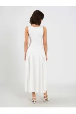 Robe midi sans manches 111717