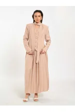 Jupe longue boutonnée sur le devant, style corset, référence 041171