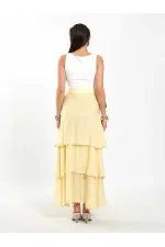 Jupe à volants superposés 041040