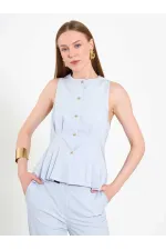 120746 Stella Waist-Fitted Vest