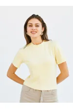 050734 Crew Neck Crop T-Shirt