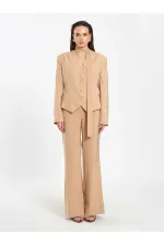 131049 Veste châle à col en V