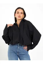 080795 Balon Poplin Gömlek