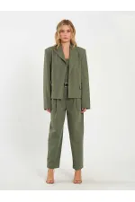 Veste oversize à épaules larges 131044