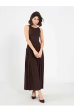 Robe midi sans manches 111717