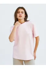 T-shirt oversize à col rond 050733