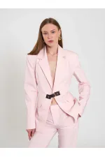 131066 Stella Jacket with Front Belt Buckle