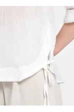 080825 Cotton Shirt with Hem 080825 Cotton Shirt with Hem
