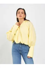 080795 Balon Poplin Gömlek