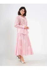 080781 Embroidered Oversize Shirt