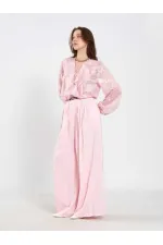 031676 Pleated Loose Fit Belted Trousers 031676 Pleated Loose Fit Belted Trousers