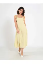 111554 Ruffled Voile Midi Dress