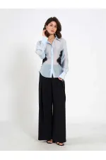 080812 Dantel Detaylı Gömlek