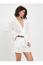 010867 Pileli Mini Şort