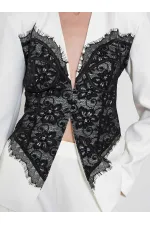 131064 Lace Corset Fit Jacket