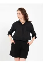 080825 Cotton Shirt with Hem 080825 Cotton Shirt with Hem