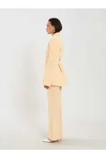 131060 Kemer Detaylı Oversize Ceket