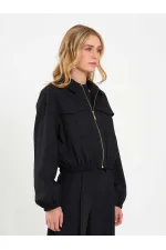 160896 Önü Fermuarlı Bomber Ceket