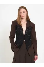 131064 Lace Corset Fit Jacket