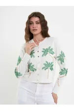 Gilet à perles Palm Tree 150525