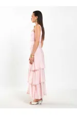 041040 Layered Ruffled Skirt