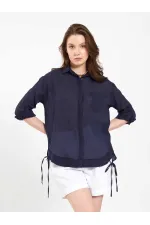 080825 Cotton Shirt with Hem 080825 Cotton Shirt with Hem