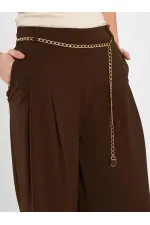 010872 Zincir Kemerli Bermuda