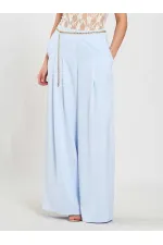 031641 Pervazlı Çift Pile Pantolon