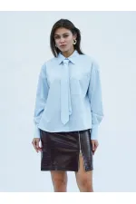 080733 Kravatlı Tek Cep Gömlek