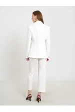 131066 Stella Jacket with Front Belt Buckle