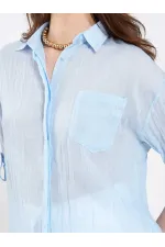 080825 Cotton Shirt with Hem 080825 Cotton Shirt with Hem